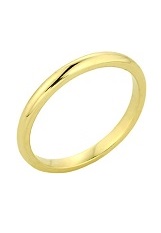 outstanding teensy mid finger high polished baby ring